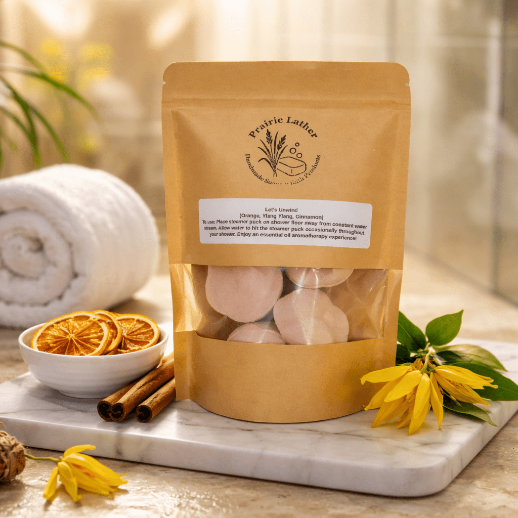 Let's Unwind Shower Steamers - Prairie Lather