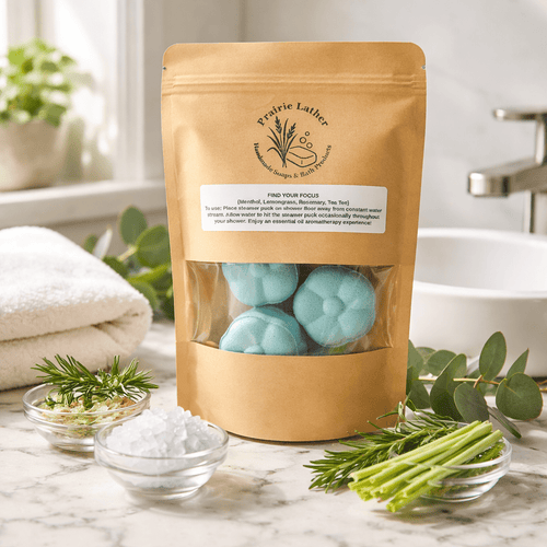 Find Your Focus Shower Steamers - Prairie Lather